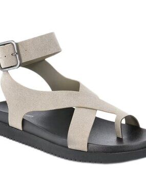 No Boundaries women's X-strap toe loop sandals